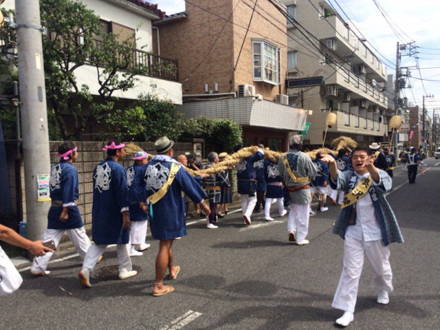 奥沢神社恒例 「大蛇祭り」